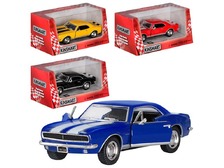 Машинка металева KINSMART KT 5341 W (96шт) инер-я, 1:37, 1967 CHEVROLET CAMARO Z/28, вко-ке, 15,5-8