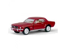 Машинка метелева KINSMART KT 5351 W (24шт) инер-я, 1:36 FORD MUSTANG 1964, в кор-ке