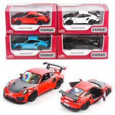 Машинка металева KINSMART KT 5352 W (96шт) інерція, 1:36 2010 PORSCHE 911, откр.двери, 4 цвета,в кор
