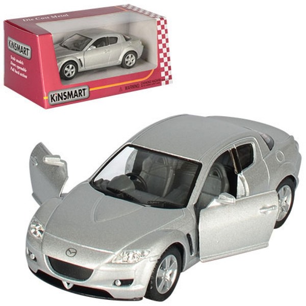Машинка металева KINSMART KT-5071-W (24шт) Мазда RX-8 1:36
