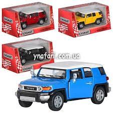 Машинка металева KINSMART KT-5343 W (96шт) Toyota FJ Cruiser, в кор-ке, 16-8-7,5см