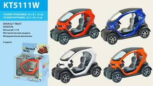 Машинка металева KT5111W RENAULT TWIZY метал.инерц.кор.ш.к./96/