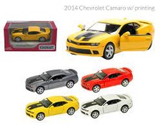 Машинка металева KT5383WF CHEVROLET CAMARO PULL BACK (2014) метал.инерц.откр.дв.кор.ш.к./96/