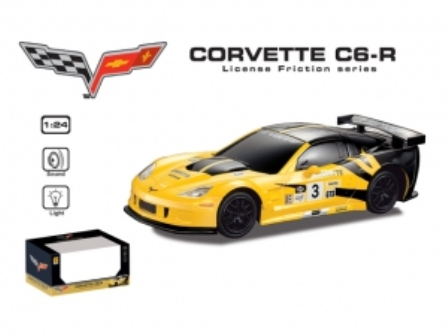 Машинка.866-82417 CORVETTE C6-R инерц.кор.29*12*13 ш.к./36/
