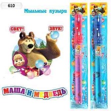 Мильні бульбашки 610 (B0410) (72шт / 2) батареї., Світло., Муз., Меч, на планшетку 45 * 7см