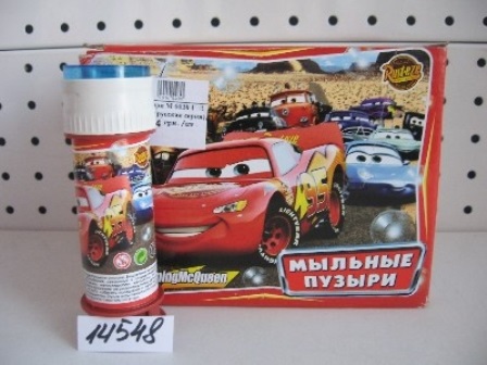 Мильні бульбашки M 0030 U/R (192шт) 5 видів, 50 мл, 12 шт в дисплее, 11-3см