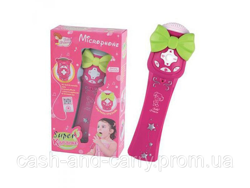 Мікрофон FS-34563/62 подкл.к MP3, ф-ція запису, відтв, караоке батар.2в.кор.27 * 15 * 6 ш.к./72 /