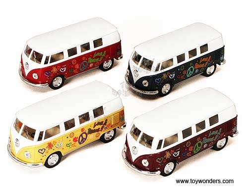 Модель автобус KT5060FW VOLKSWAGEN CLASSICAL BUS (1962) метал.инерц.1:38 кор./96/