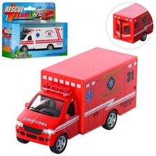 Модель грузовик 5" KS5259W Rescue team метал.инерц.откр.дв.кор./96/