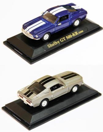 Модель легкова 4" 94214 метал. 1:43 SHELBY GT 500KR 1968 /48/