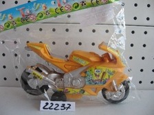 Мотоцикл 248-6 (264шт) инер-й, Спанч Боб, в кульке, 20,5-5,5-18см