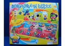 Муз.коврик YQ2958 (36шт/2) Вечеринка на пляже, батар., в кор. 35*27*4см