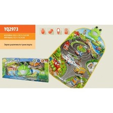 Муз.коврик YQ2973 (36шт/2) Транспорт, батар, в кор.