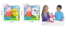 Муз.свинка PP6050/PP6050-1 (36шт/2) 2 вида, костюм доктора/дождевик, в кор. 27,8*26,5*13,2см
