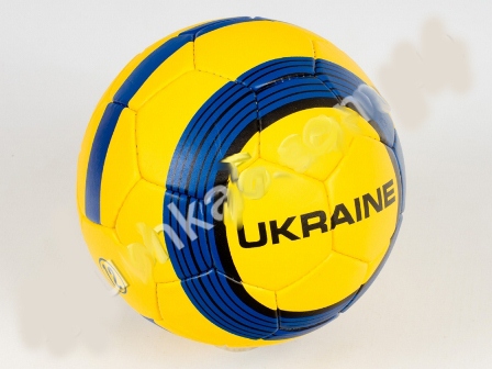 Мяч футбольний EVRO 2008/F 105 (50шт) размер 5, ПУ, 2 слоя, 320г