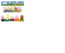 Набір для ванни РР 6039 А Свинка Пеппа на кругу резин,5шт,кул,26*6,5*13/240/