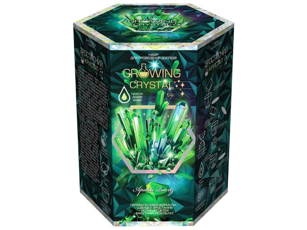 Набір для проведення дослідів "GROWING CRYSTAL" укр. (8) GRK-01-01U,02U,03U..08U. Фото 3