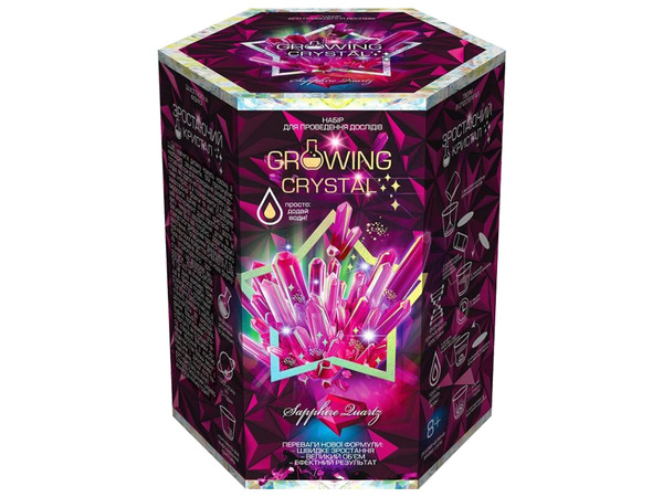 Набір для проведення дослідів "GROWING CRYSTAL" укр. (8) GRK-01-01U,02U,03U..08U. Фото 7