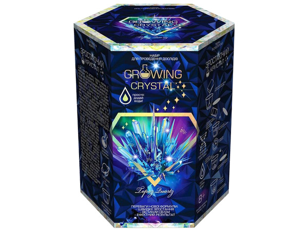 Набір для проведення дослідів "GROWING CRYSTAL" укр. (8) GRK-01-01U,02U,03U..08U. Фото 5