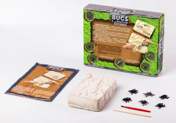 Набір для проведення розкопок "BUGS EXCAVATION" жуки рус.(6), BEX-01-01,02,03,04. Фото 3