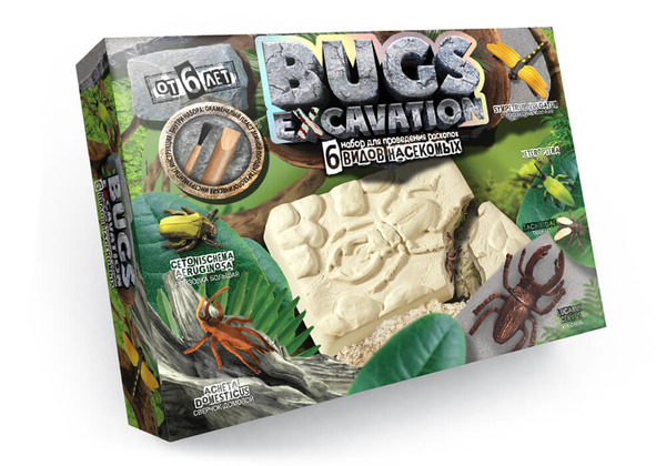 Набір для проведення розкопок "BUGS EXCAVATION" жуки рус.(6), BEX-01-01,02,03,04. Фото 2