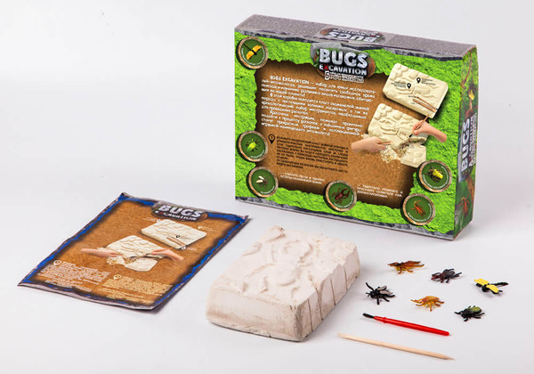 Набір для проведення розкопок "BUGS EXCAVATION" жуки рус.(6), BEX-01-01,02,03,04. Фото 5