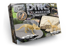 Набір для проведення розкопок "DINO EXCAVATION" динозаври укр.(6), DEX-01-04,05,06