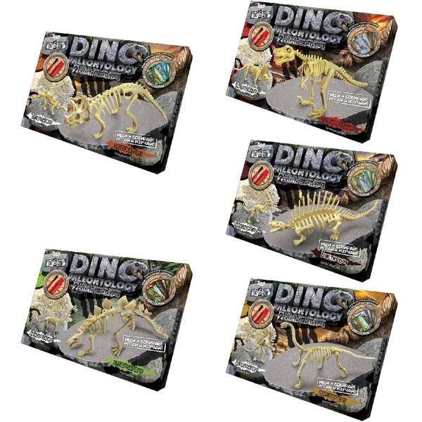 Набір для проведення розкопок "DINO PALEONTOLOGY" (5), DP-01-01,02,03,04,05
