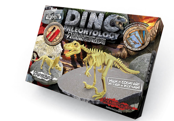 Набір для проведення розкопок "DINO PALEONTOLOGY" (5), DP-01-01,02,03,04,05. Фото 6