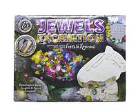 Набір для проведення розкопок "JEWELS EXCAVATION" камні укр.(6), JEX-01-02