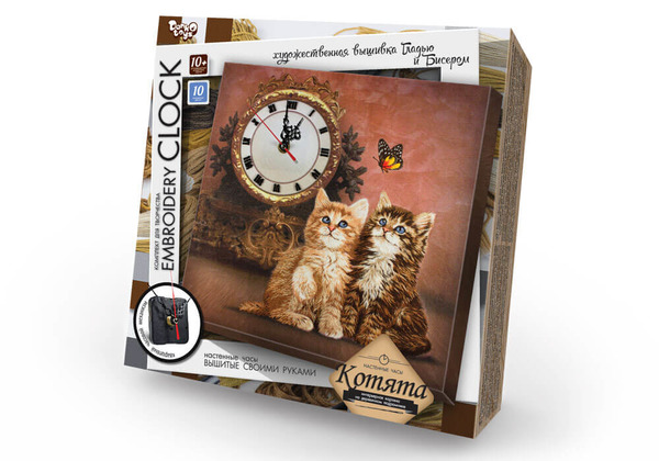 Набір для творчості " Embroidery clock " (10) EС-01-01, 02, 03, 04, 05. Фото 4