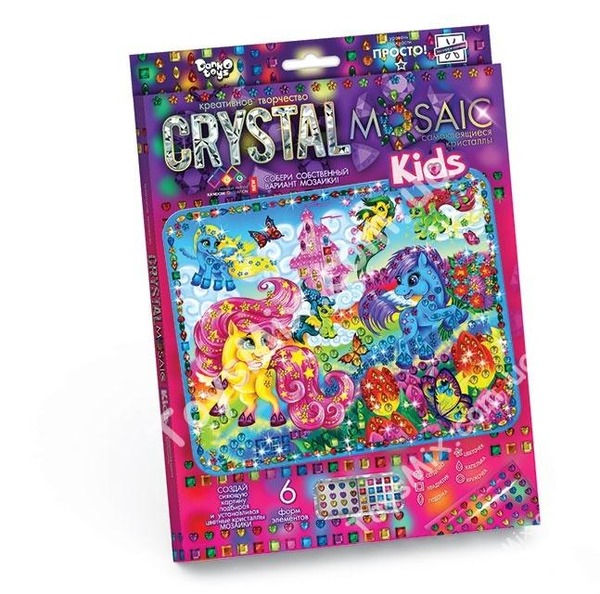 Набір для творчості "Crystal Mosaic Clock" (8), CMС-01-01, 02, 03