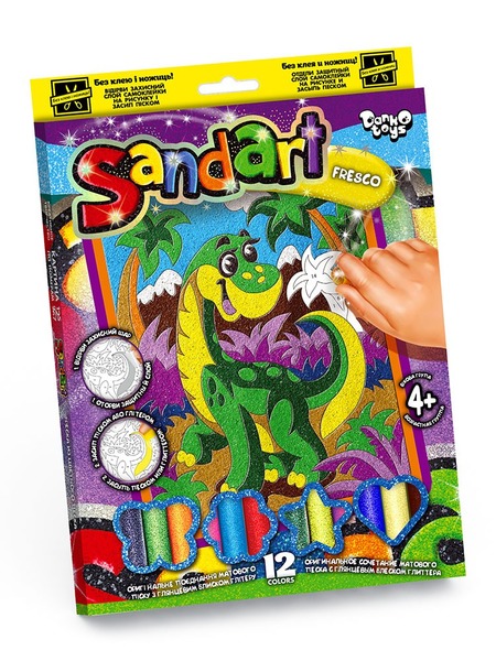Набір для творчості "Santart" Фреска із піску" (10), SA- 01- 01- 10. Фото 3