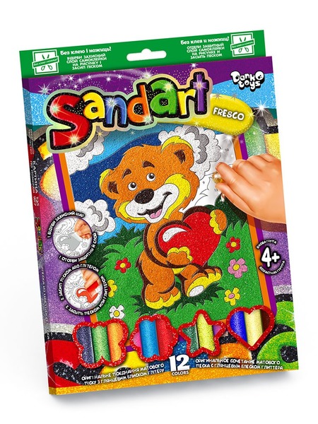 Набір для творчості "Santart" Фреска із піску" (10), SA- 01- 01- 10. Фото 2