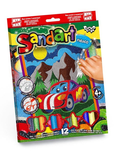 Набір для творчості "Santart" Фреска із піску" (10), SA- 01- 01- 10. Фото 9