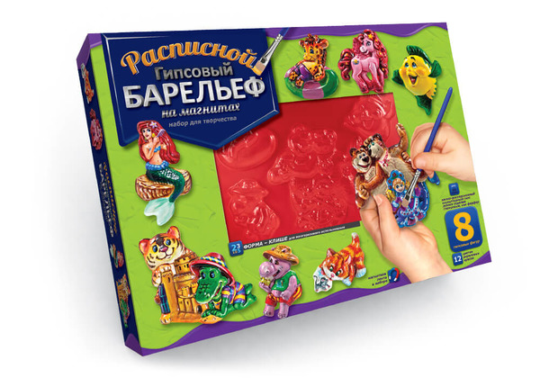Набір для творчості "Барильеф" вел (10) РГБ-01,02,03,04,05. Фото 4