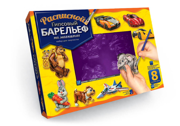 Набір для творчості "Барильеф" вел (10) РГБ-01,02,03,04,05. Фото 8