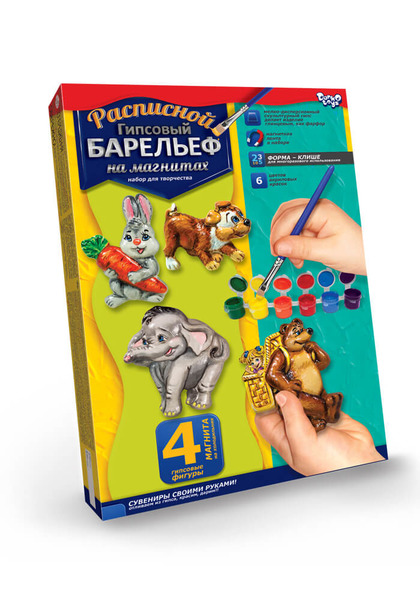 Набір для творчості "Барильєф" мал.(10) РГБ-02-01,02,03,04,05,06. Фото 9