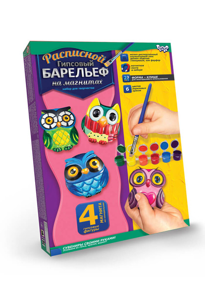 Набір для творчості "Барильєф" мал.(10) РГБ-02-01,02,03,04,05,06. Фото 13
