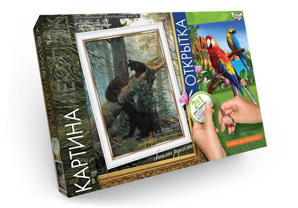 Набір для творчості "Картина Декупаж " (10) КД-01, 02, 03, 04,05. Фото 3