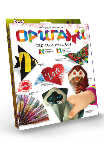 Набір для творчості "Орігамі"(20) Ор-01-01,02,03,04,05. Фото 5