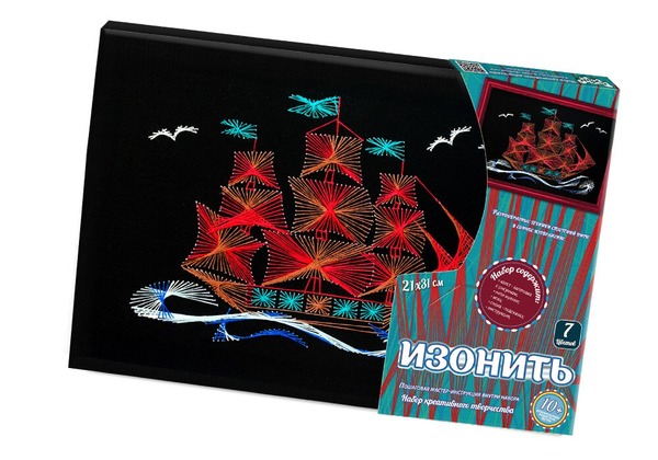 Набір креативної творчості " ІЗОНИТКА" малий (10), IZN-01-01,02,03,04,05. Фото 5