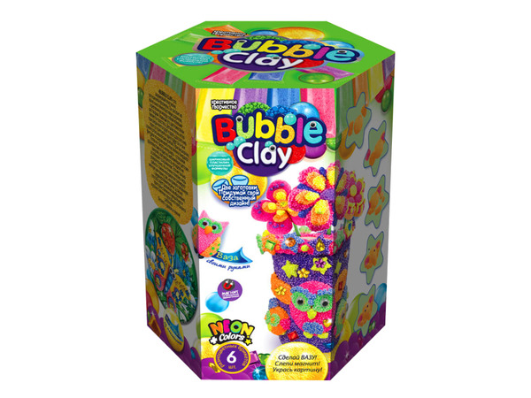 Набір креативної творчості "Bubble clay ваза" укр. Фото 2