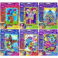 Набір креативної творчості "CRYSTAL ART KIDS" (20), CArt-01-01,02,03,04...10. Фото 2