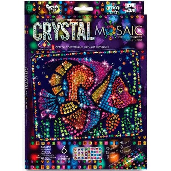 Набір креативної творчості "CRYSTAL MOSAIC" (20), CRM-01-01,02,03,04...10. Фото 3
