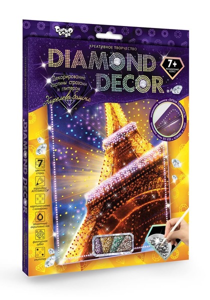 Набір креативної творчості "DIAMOND DECOR" (20), DD-01-01,02..07,09,10,11. Фото 2