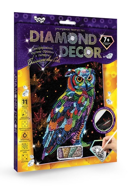 Набір креативної творчості "DIAMOND DECOR" (20), DD-01-01,02..07,09,10,11. Фото 9