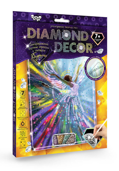 Набір креативної творчості "DIAMOND DECOR" (20), DD-01-01,02..07,09,10,11. Фото 3
