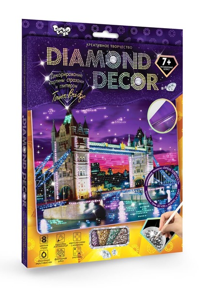 Набір креативної творчості "DIAMOND DECOR" (20), DD-01-01,02..07,09,10,11. Фото 4