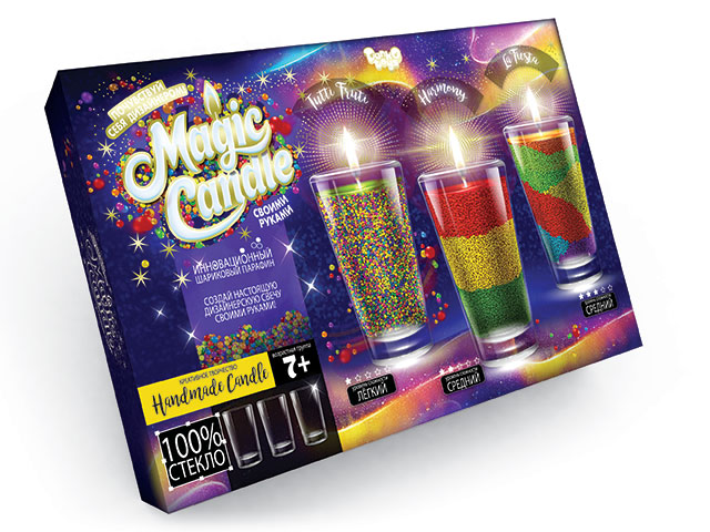 Набір креативної творчості "Magic Candle " парафінові свічки своїми руками (4), MgC-01-01